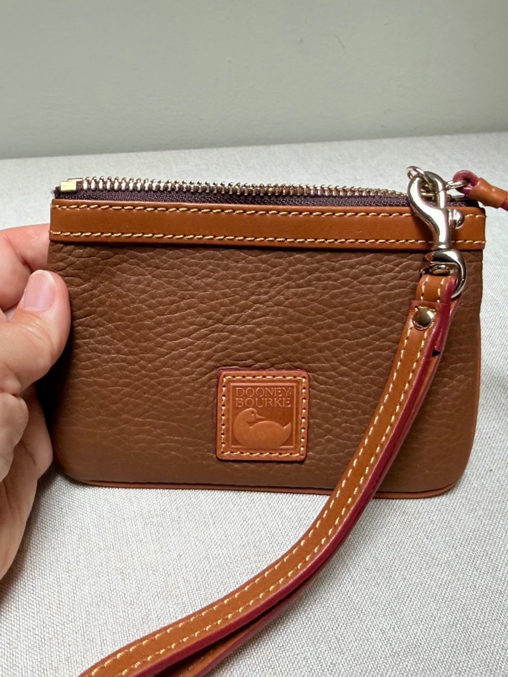 Dooney Bourke Pebble Grain Slim Wristlet Wallet NWOT
